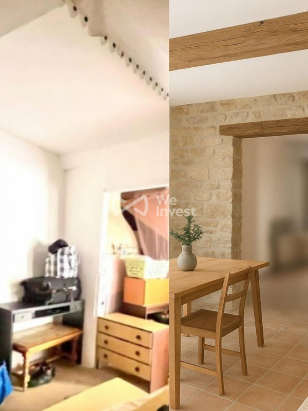 Maison ancienne - 33 m² - 2 pièces