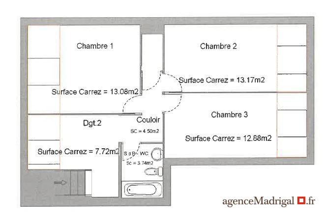 Appartement - 97 m² - 4 pièces