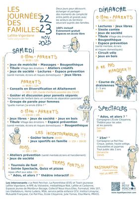 Les Journées des Familles
