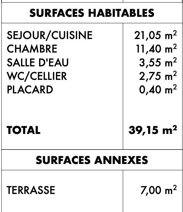 Maison contemporaine - 53 m² - 2 pièces