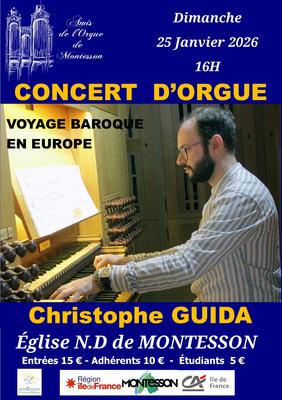 Concert d'orgue Christophe Guida