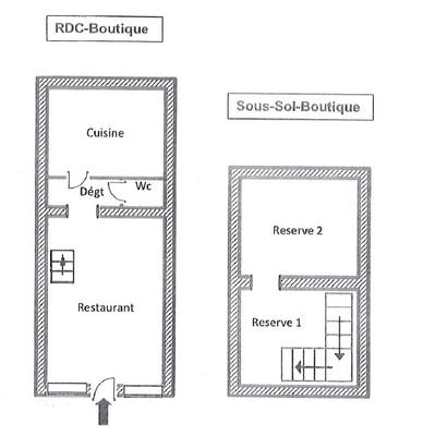 Fonds de commerce - Local commercial - 69 m²