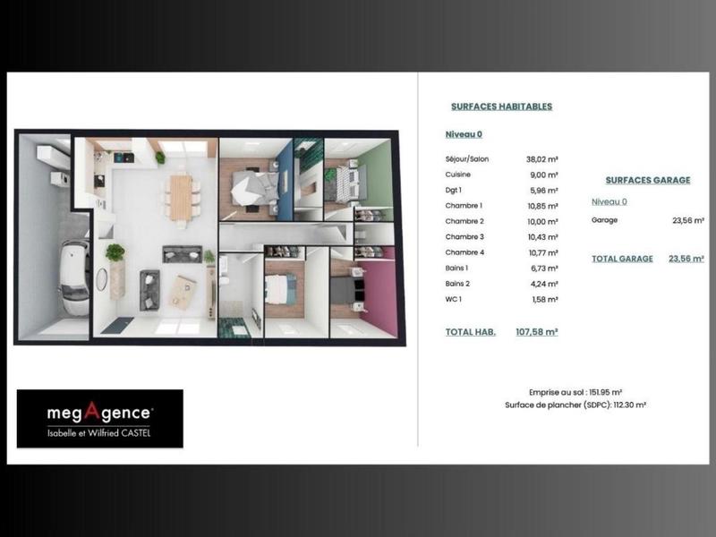 Terrain constructible - 769 m²