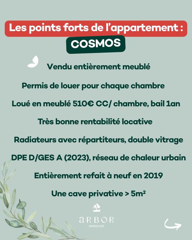 Appartement - 75 m² - 5 pièces