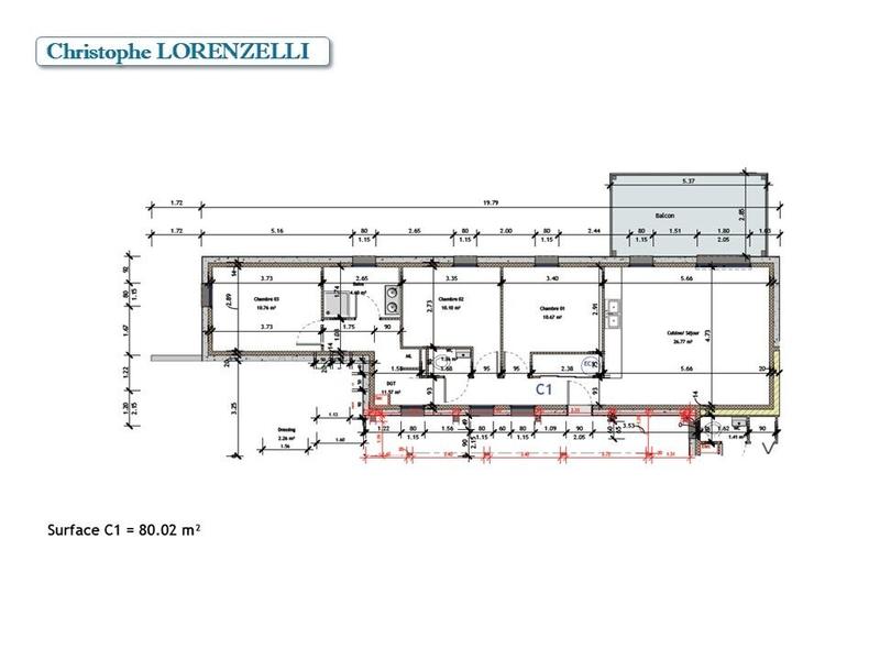 Appartement - 78 m² - 4 pièces