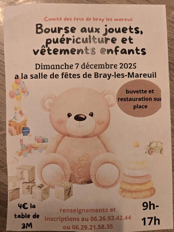 Bourse aux jouets et puériculture