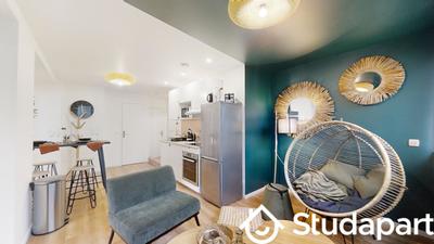 Chambre - 9 m² - 1 pièce