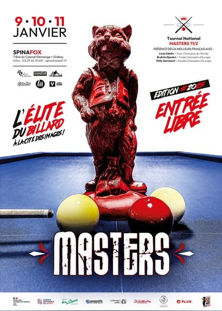 Tournoi National Masters Billard Carambole