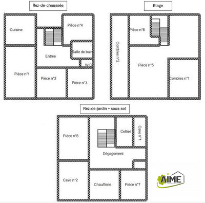 Maison - 211 m² - 7 pièces