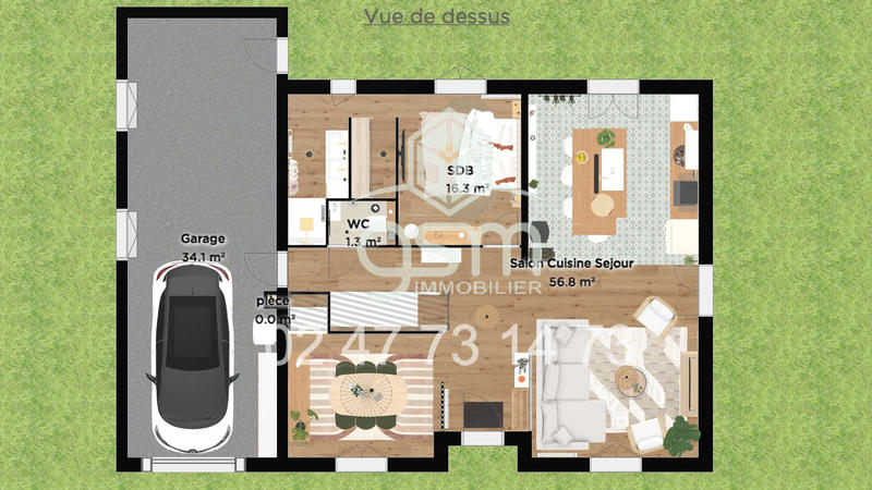 Maison - 148 m² - 7 pièces