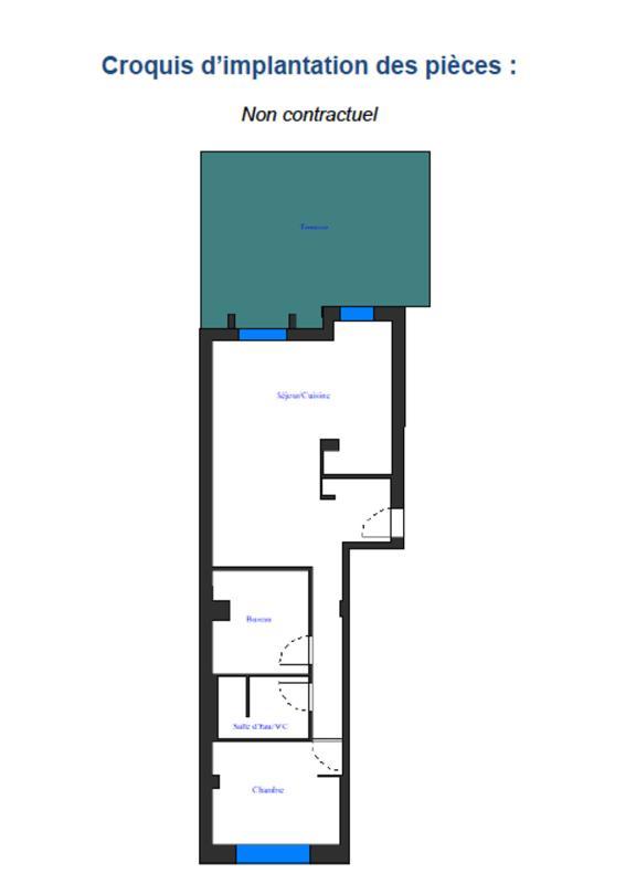 Appartement - 56 m² - 3 pièces