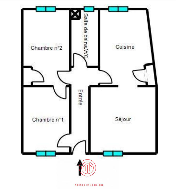 Appartement - 48 m² - 3 pièces