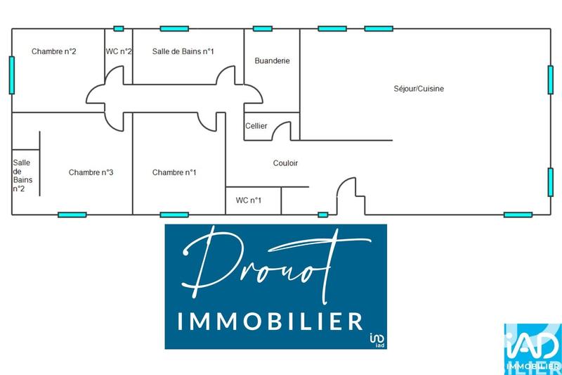 Maison - 125 m² - 5 pièces