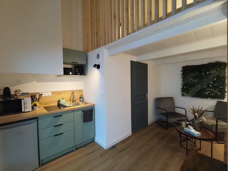 Duplex - 15 m² - 1 pièce