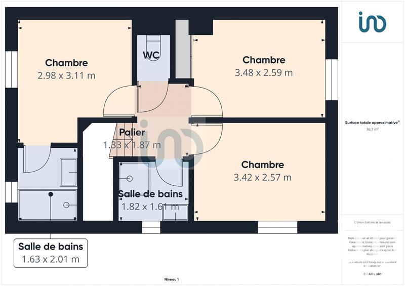 Maison - 74 m² - 4 pièces