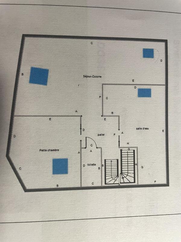 Appartement - 49 m² - 3 pièces