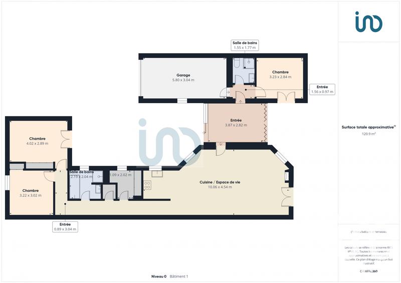 Maison - 92 m² - 4 pièces