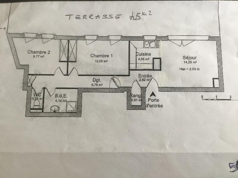 Appartement - 57 m² - 3 pièces