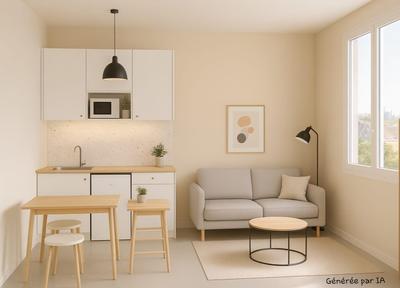 Appartement - 18 m² - 1 pièce