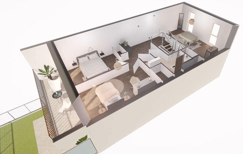 Appartement - 101 m² - 4 pièces