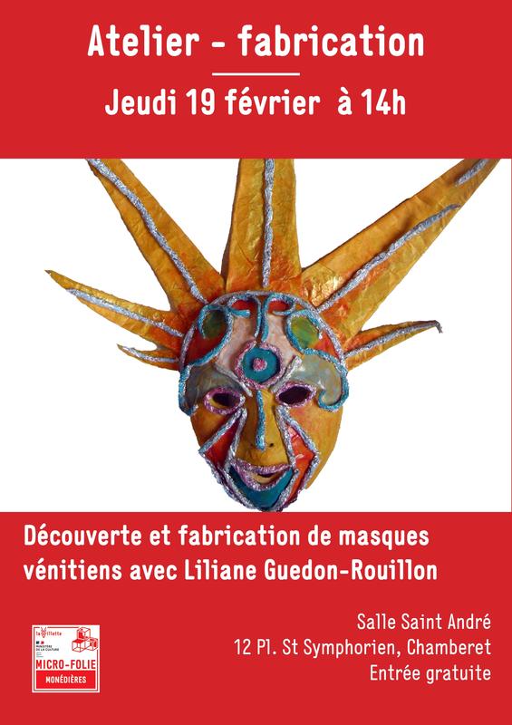 Micro-Folie : Atelier masque vénitien