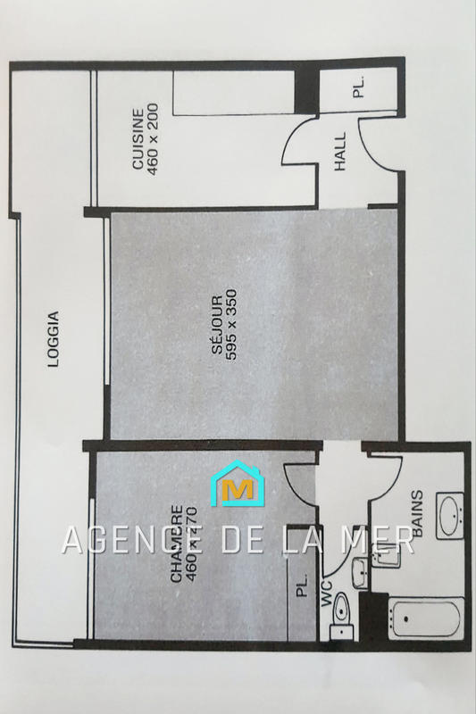 Appartement - 52 m² - 2 pièces