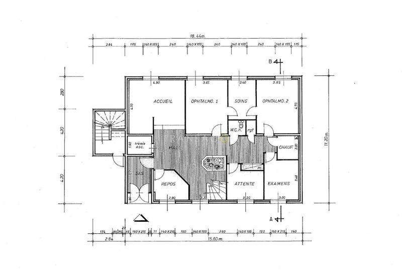Bureau - 280 m² - 2 pièces