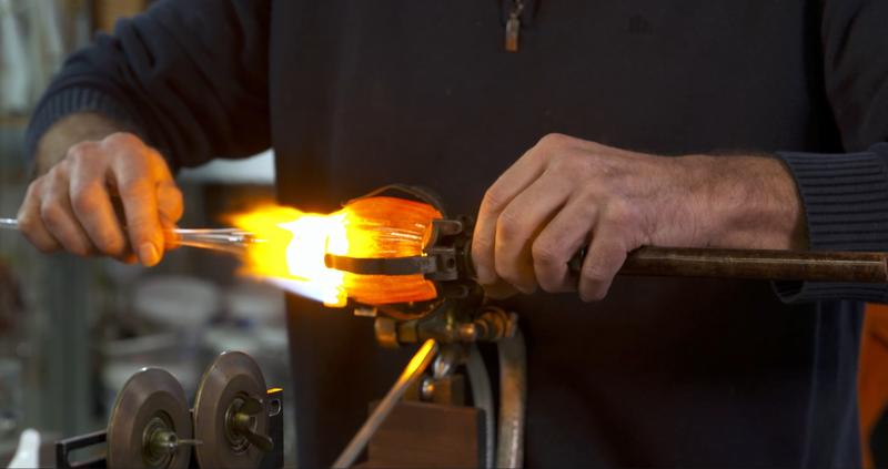 Secrets de Fabrique : Roger Charreyre - Découverte du métier de verrier à la flamme
