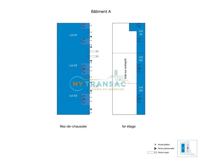 Local d'activité / Entrepôt - 641 m²
