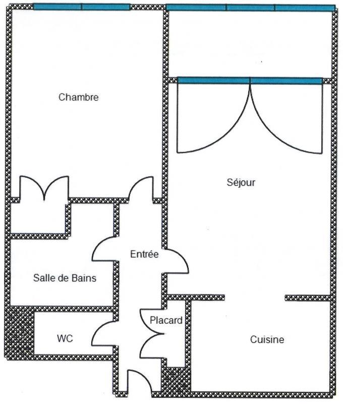 Appartement - 36 m² - 2 pièces