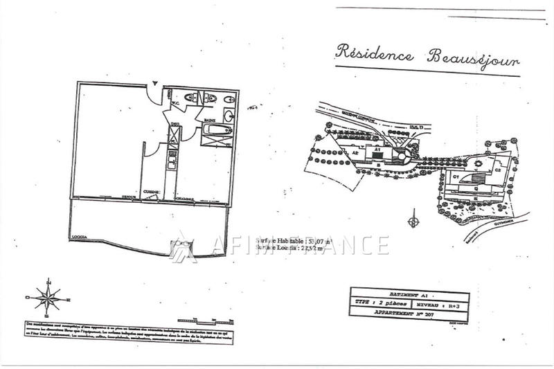 Appartement - 53 m² - 2 pièces