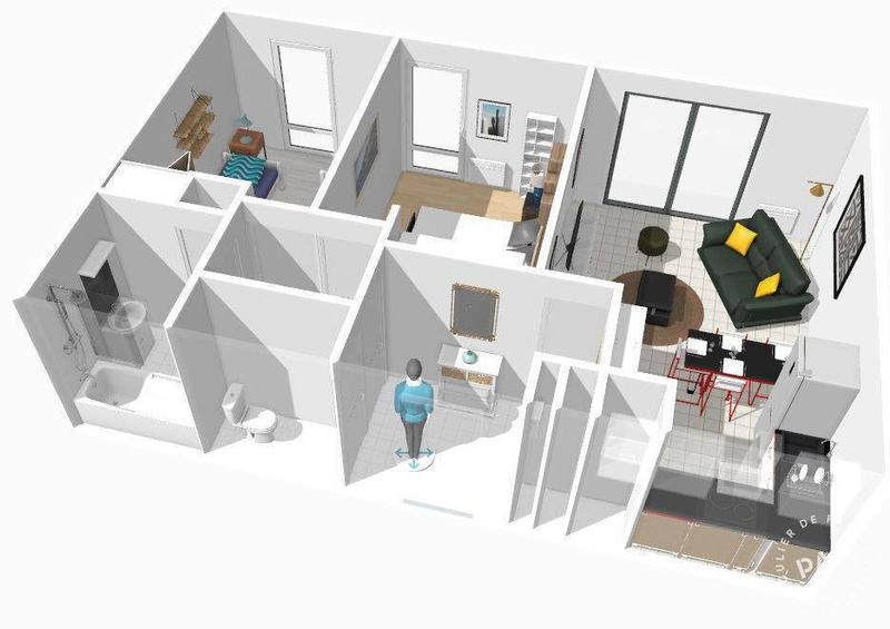 Appartement - 57 m² - 3 pièces