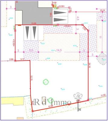 Terrain constructible - 636 m²