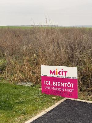 Terrain constructible - 500 m²