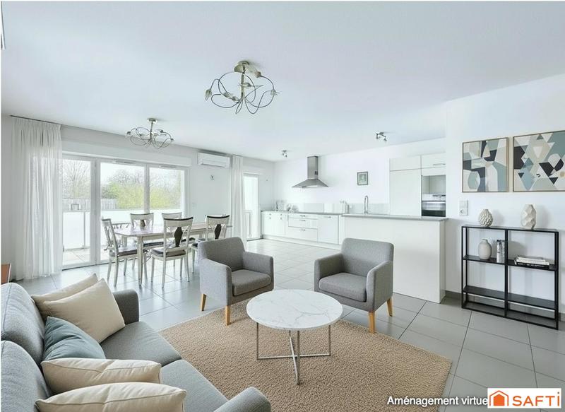 Appartement - 92 m² - 4 pièces