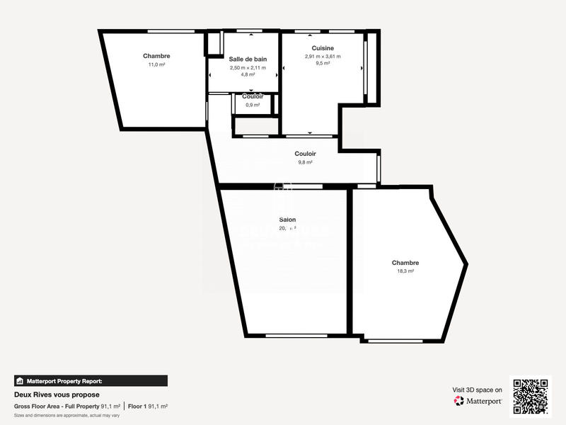 Appartement - 74 m² - 3 pièces