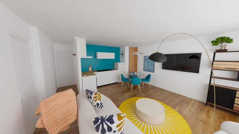 Appartement - 56 m² - 3 pièces