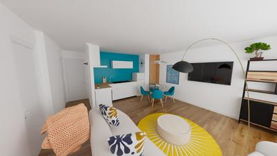 Appartement - 56 m² - 3 pièces