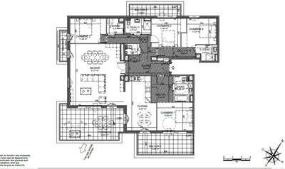 Appartement - 157 m² - 5 pièces