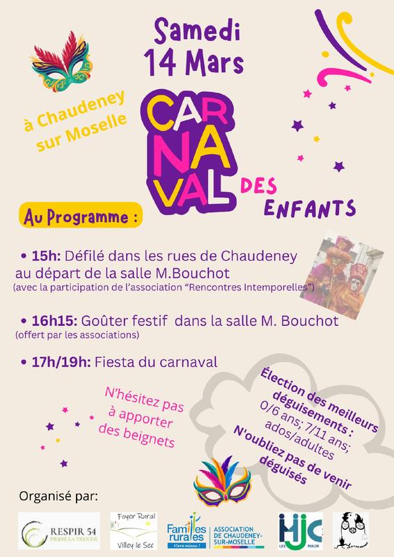Carnaval des enfants - Chaudeney-sur-Moselle