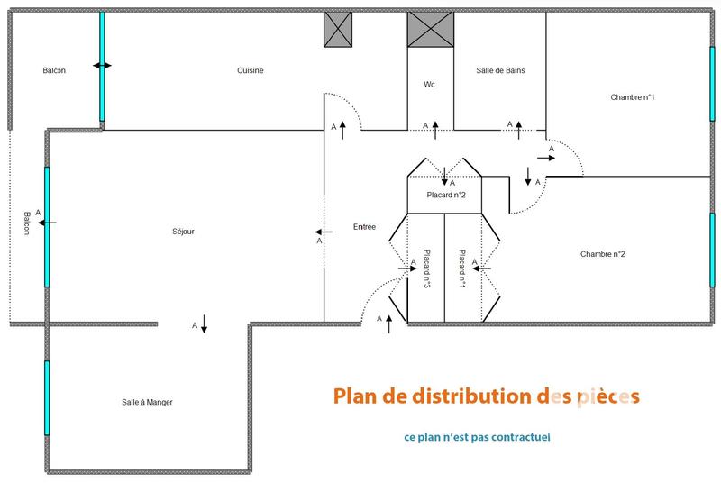 Appartement - 80 m² - 4 pièces