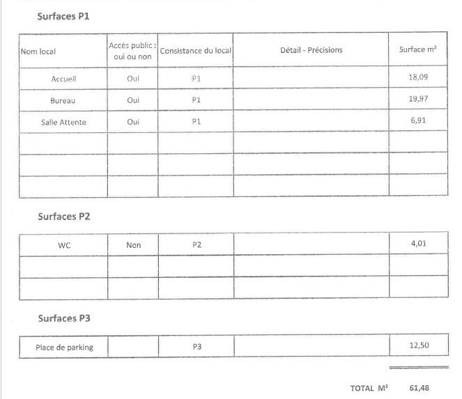 Local commercial - 49 m²