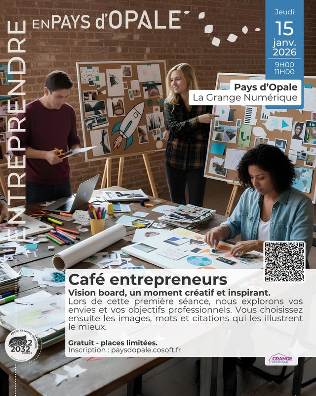 Café entrepreneurs - Vision board
