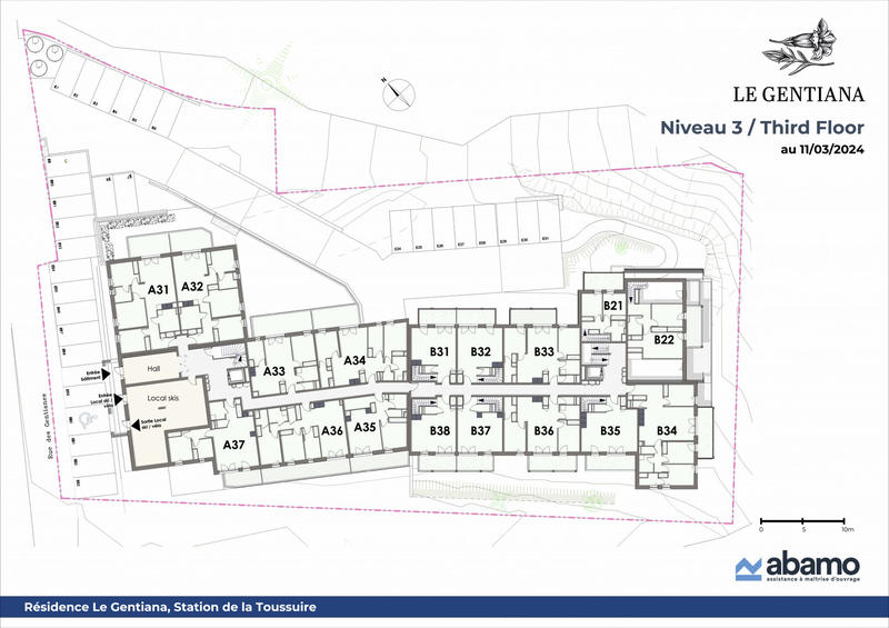 Appartement - 59 m² - 3 pièces
