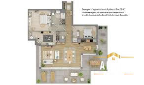 Appartement - 41 m² - 2 pièces