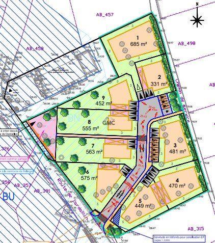Terrain - 563 m²