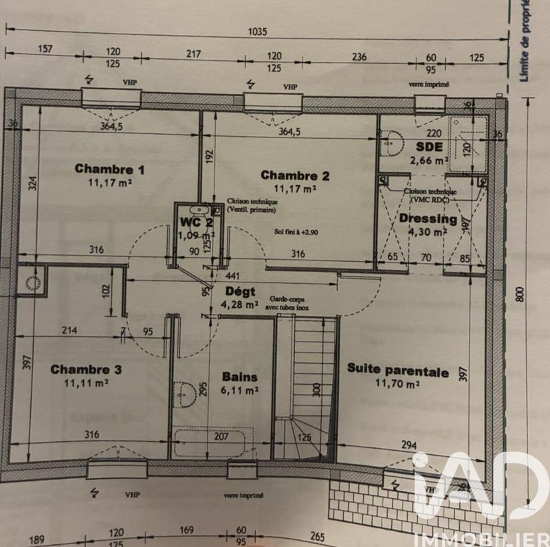 Maison - 114 m² - 6 pièces