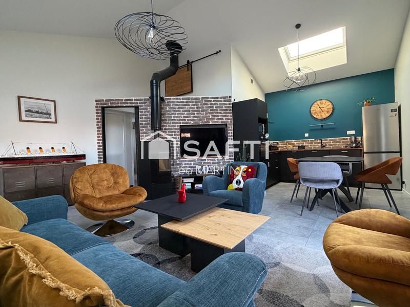 Loft - 62 m² - 3 pièces