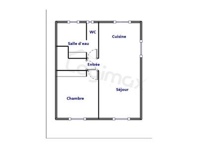 Appartement - 55 m² - 2 pièces