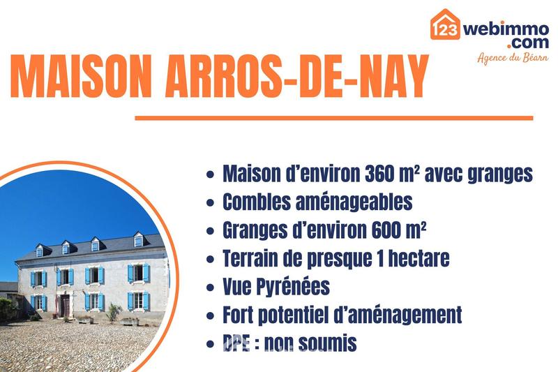 Maison - 360 m² - 12 pièces